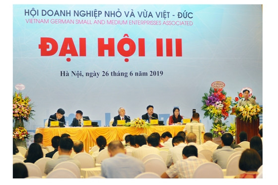 Đại hội III Hội doanh nghiệp nhỏ và vừa Việt Đức - Đổi mới, sáng tạo và thành công