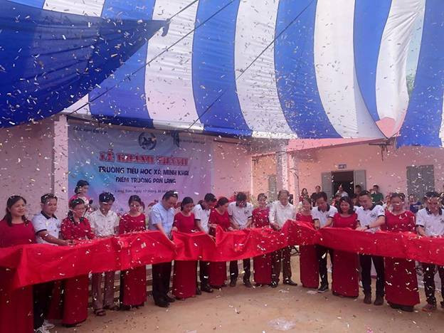 CLB An hem 108 tổ chức Lễ khánh thành Trường Tiểu học Pàn Làng