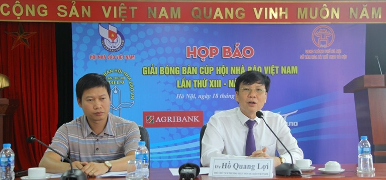 Hội Nhà Báo Việt Nam phát động  cuộc thi “ giải bóng bàn cúp Hội Nhà Báo Việt Nam lần thứ XIII