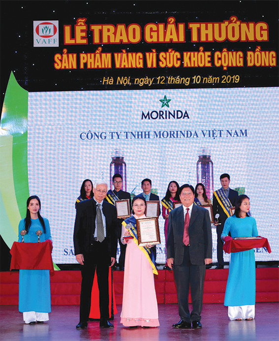 Công ty Morinda Việt Nam: TeMana Noni + Collagen vinh dự nhận  “Huy chương Vàng vì sức khỏe cộng đồng” 2019