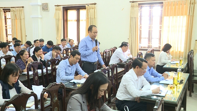 Huyện Sóc Sơn tổ chức hội nghị về bố trí kiêm nhiệm các chức danh, người hoạt động không chuyên trách ở cấp xã, thôn và tổ dân phố
