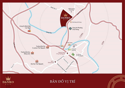 Danko City Thái Nguyên - Tam cận đắc lộc, vượng khí sinh tài