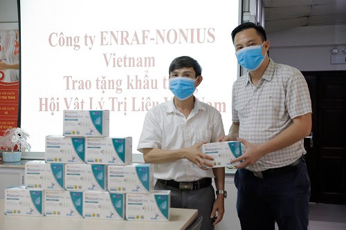 Enraf Nonius Vietnam tiếp sức cùng hội viên Hội Vật lý trị liệu Việt Nam phòng chống đại dịch Covid-19