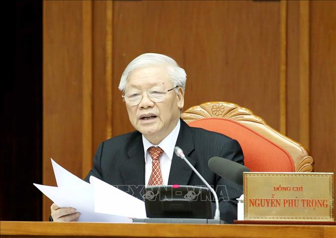 Toàn văn phát biểu của Tổng Bí thư, Chủ tịch nước Nguyễn Phú Trọng tại lễ khai mạc Hội nghị lần thứ 12 Ban Chấp hành Trung ương Đảng khóa XII