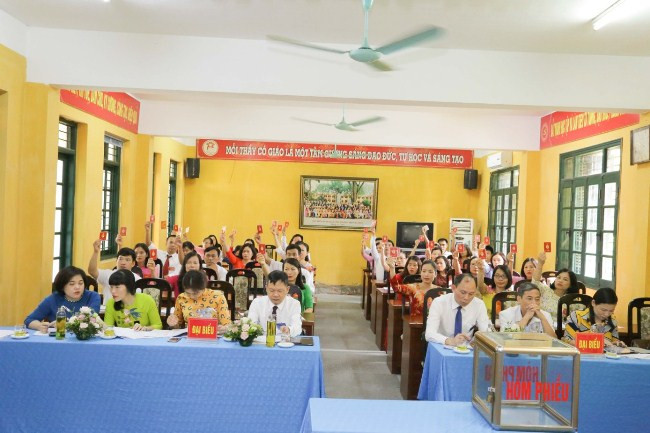 Trường THPT Đa Phúc tổ chức Đại hội Đảng bộ nhiệm kỳ 2020 -2025
