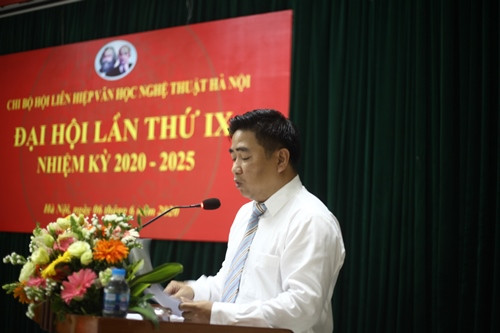 Đại hội chi bộ Hội Liên hiệp Văn học Nghệ thuật Hà Nội lần thứ IX, nhiệm kỳ 2020 - 2025