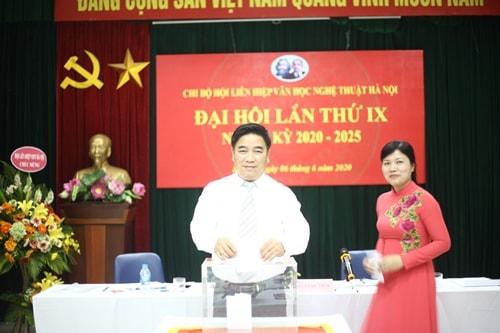 Đại hội chi bộ: Hội Liên hiệp Văn học Nghệ thuật Hà Nội lần thứ IX, nhiệm kỳ 2020 - 2025