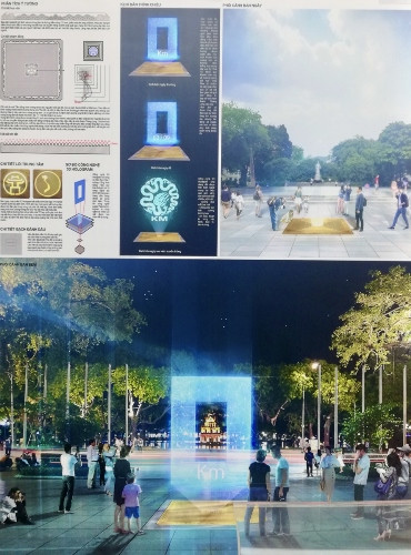 Trao giải cuộc thi thiết kế cột mốc Km 0 của Thủ đô Hà Nội
