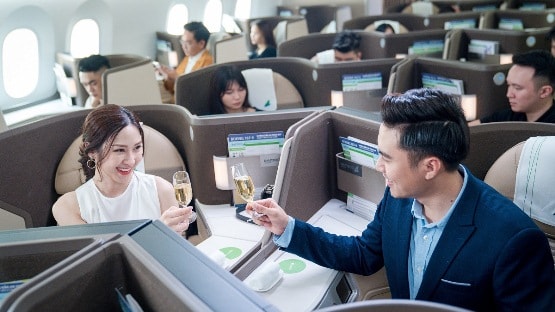 Bật mí trải nghiệm bay sang chảnh với Hạng Thương gia Bamboo Airways