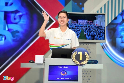 Nữ sinh Nguyễn Thị Thu Hằng vô địch Đường lên đỉnh Olympia năm 2020
