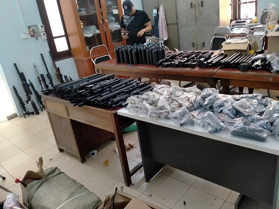 Công an Huyện Thanh Oai - Hà Nội triệt phá đường dây buôn bán vũ khí lớn nhất từ trước đến nay