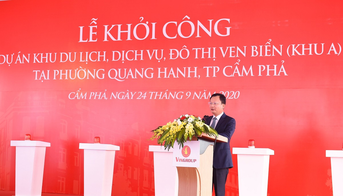 Vingroup khởi công khu du lịch, dịch vụ, đô thị ven biển Quang Hanh