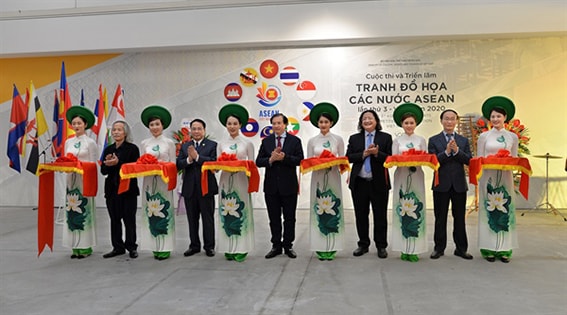 Cơ hội thưởng thức những tác phẩm đồ họa chọn lọc của các nước ASEAN