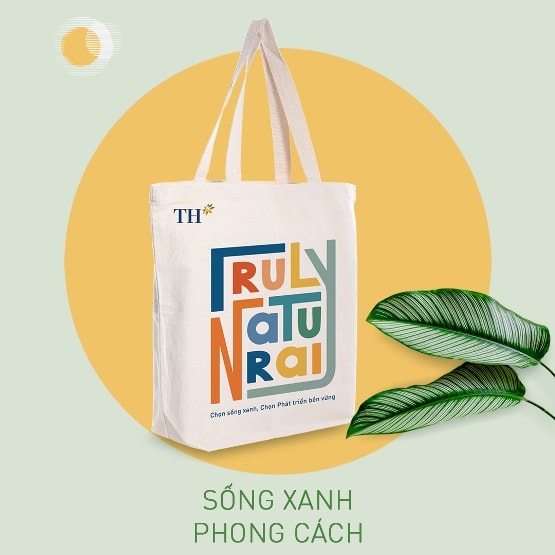 Sống xanh từ những hành động nhỏ hằng ngày với túi vải canvas TH