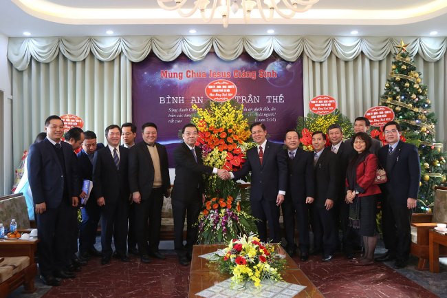 Chủ tịch UBND thành phố Hà Nội thăm, chúc mừng Tổng hội Thánh Tin lành Việt Nam (miền Bắc)