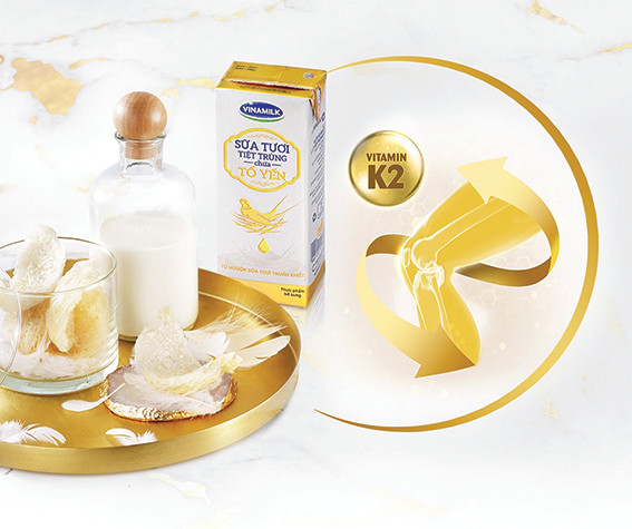 Sữa tươi chứa tổ yến Vinamilk phiên bản Tết Tân Sửu - Trao quà sức khỏe, vui tết an khang