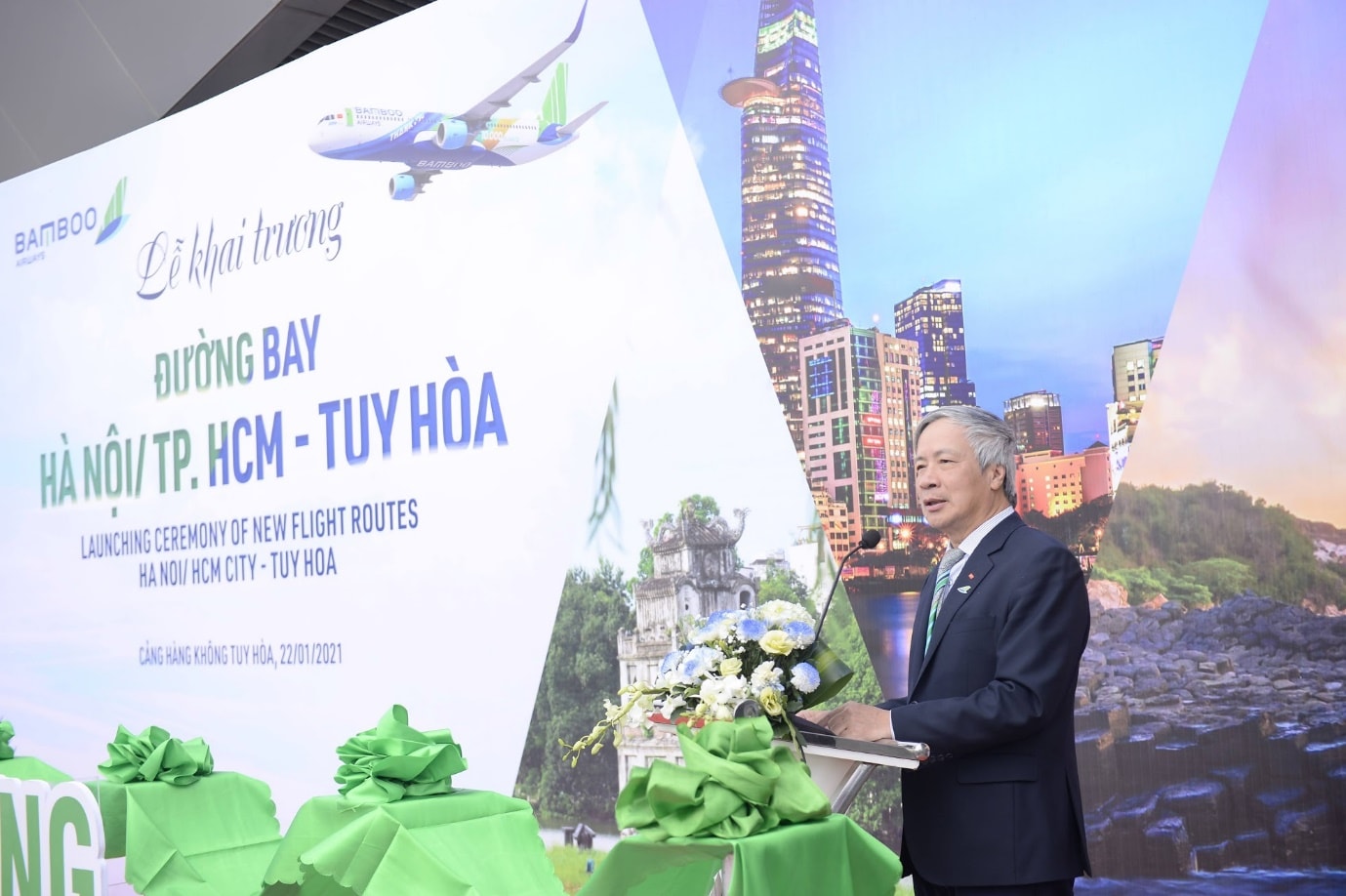 Bamboo Airways khai trương đường bay nối Tuy Hoà với Hà Nội/TP. Hồ Chí Minh