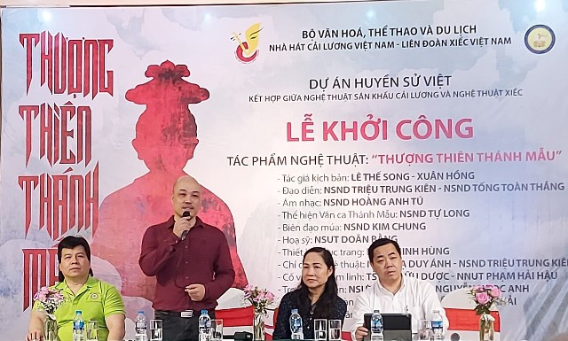 Khởi công vở diễn Thượng thiên thánh mẫu