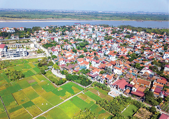 Xã Hồng Hà, huyện Đan Phượng: Diện mạo đổi thay từ xây dựng nông thôn mới nâng cao