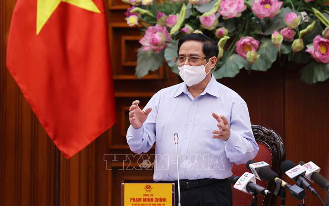Thủ tướng Phạm Minh Chính chủ trì phiên họp Chính phủ thường kỳ tháng 5-2021