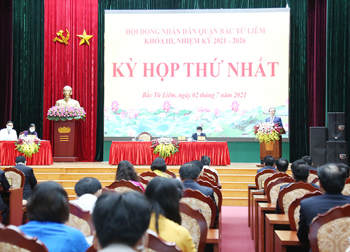 Chủ tịch HĐND TP Nguyễn Ngọc Tuấn dự kỳ họp thứ Nhất, HĐND quận Bắc Từ Liêm khoá III