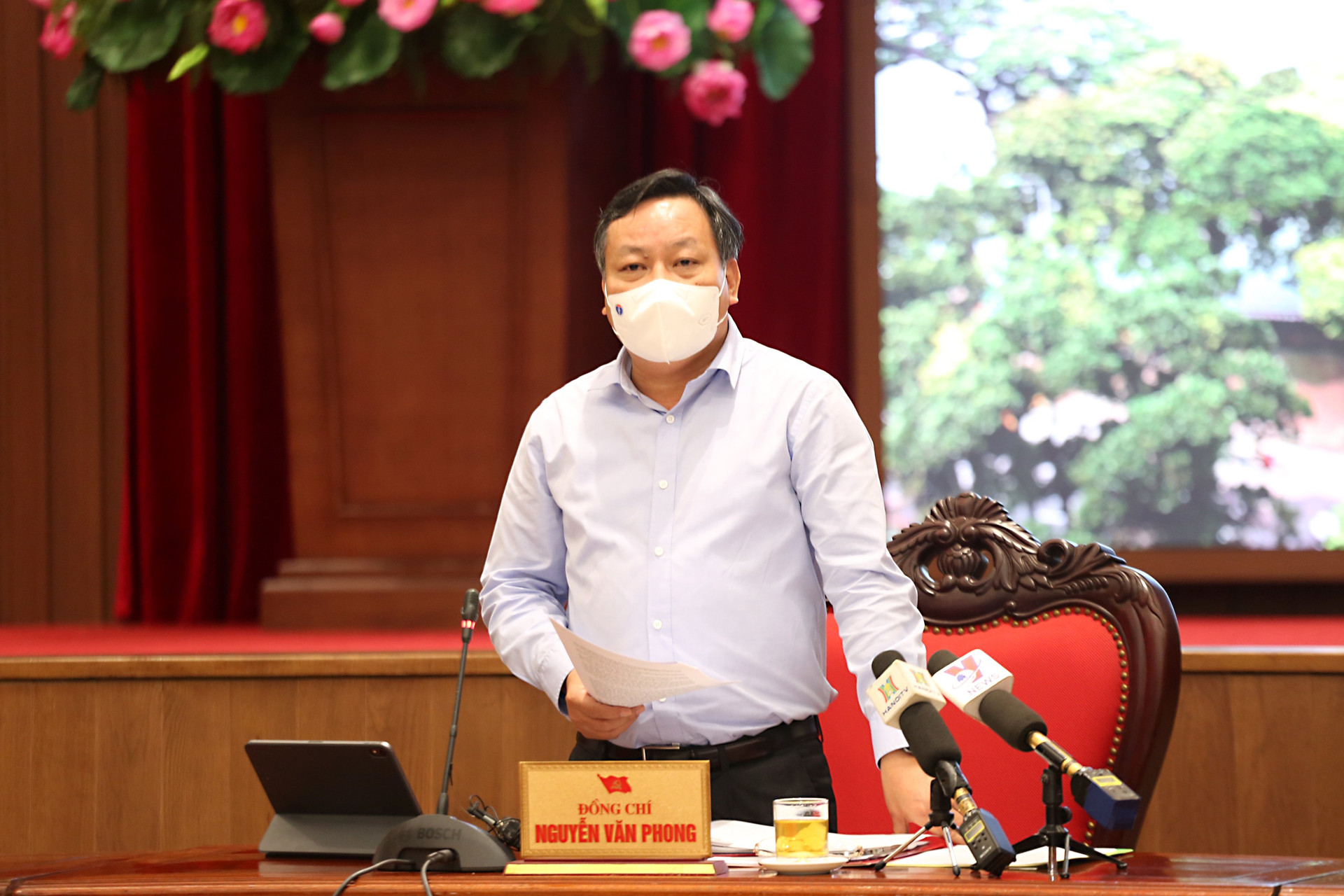 Thông cáo báo chí về công tác phòng, chống dịch của Hà Nội khi thực hiện giãn cách xã hội