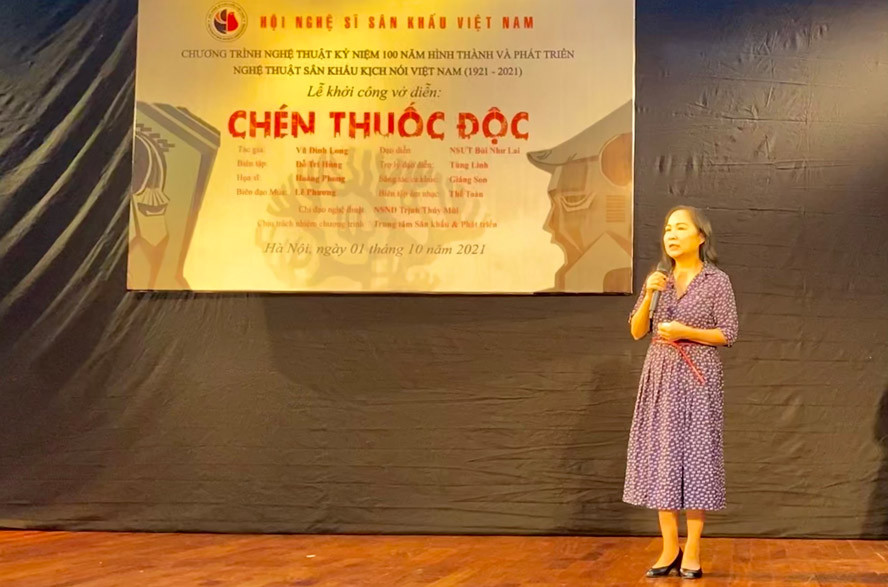 Khởi công vở ''Chén thuốc độc'' kỷ niệm 100 năm sân khấu kịch nói Việt Nam