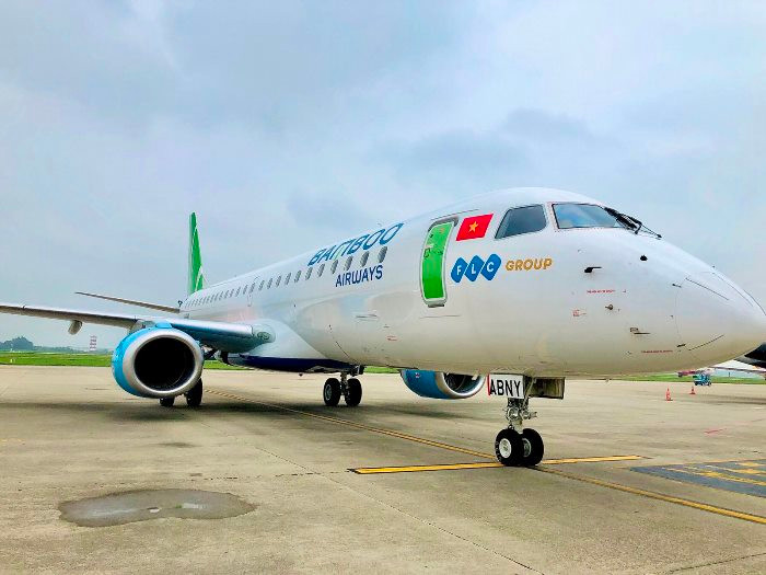 Bamboo Airways tiếp tục đón thêm phản lực Embraer, sẵn sàng tái khai thác đường bay thương mại