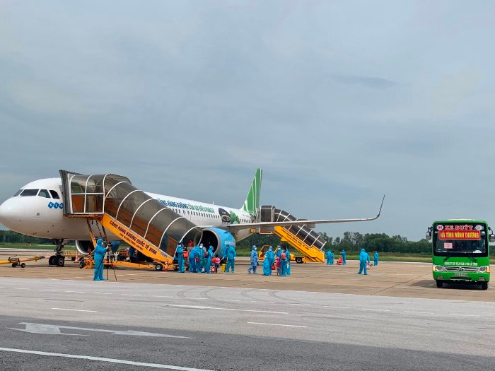 Bamboo Airways đưa gần 1.500 công dân Hà Tĩnh hồi hương sau chuỗi 7 chuyến bay