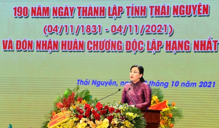 Thái Nguyên kỷ niệm 190 năm thành lập tỉnh và đón nhận Huân chương Độc lập hạng Nhất