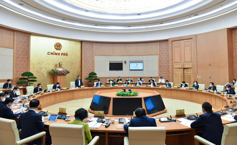 Thủ tướng Phạm Minh Chính chủ trì phiên họp Chính phủ thường kỳ tháng 11-2021