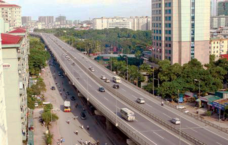 Phương án phân luồng giao thông Vành đai 3 trên cao đoạn Mai Dịch - Nam Thăng Long