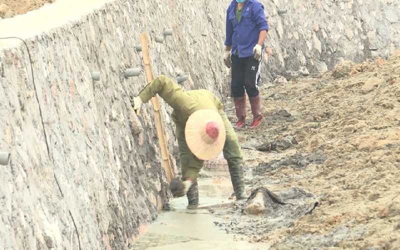 Thanh Bình (Chương Mỹ, Hà Nội): Dự án hàng chục tỷ đồng thi công sai thiết kế, có dấu hiệu rút ruột công trình