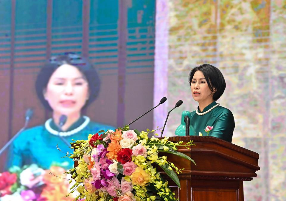 Giám đốc Sở Y tế Hà Nội phát biểu tại hội nghị phát biểu tại Hội nghị
