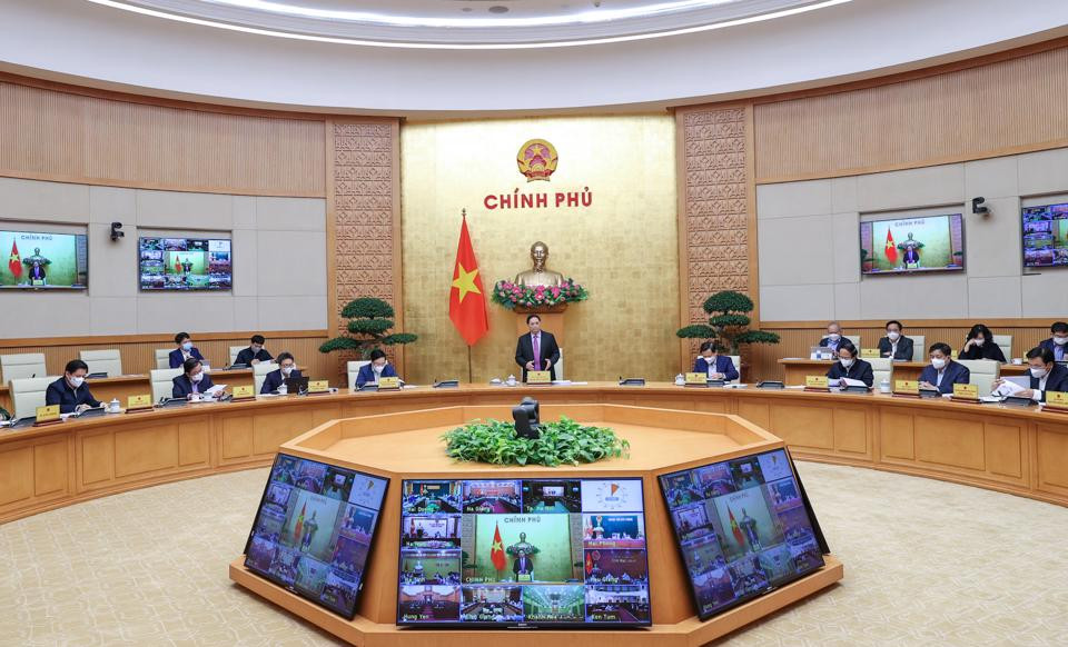 Thủ tướng Phạm Minh Chính chủ trì Hội nghị trực tuyến toàn quốc về đẩy nhanh tiến độ quy hoạch và tham vấn về định hướng Quy hoạch tổng thể quốc gia.