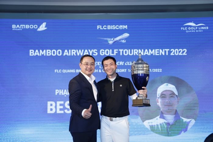 GOLFER PHẠM MINH PHONG LÊN NGÔI VÔ ĐỊCH GIẢI BAMBOO AIRWAYS GOLF TOURNAMENT 2022