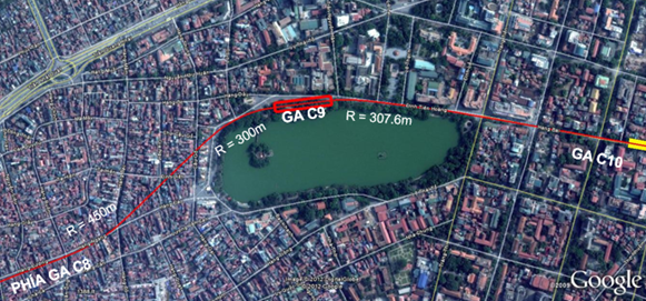 Hà Nội nghiên cứu tìm hướng giải quyết vị trí ga ngầm C9 của tuyến ĐSĐT số 2, đoạn Nam Thăng Long - Trần Hưng Đạo.