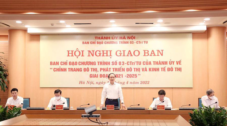 Phó Bí thư Thành ủy Nguyễn Ngọc Tuấn phát biểu kết luận Hội nghị
