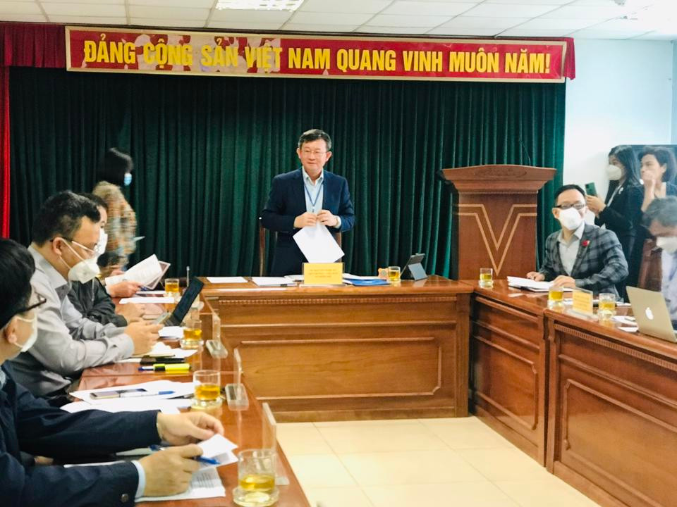 TS Nguyễn Ngọc Kỳ - Viện trưởng Viện Nghiên cứu phát triển kinh tế - xã hội Hà Nội phát biểu tại tọa đàm