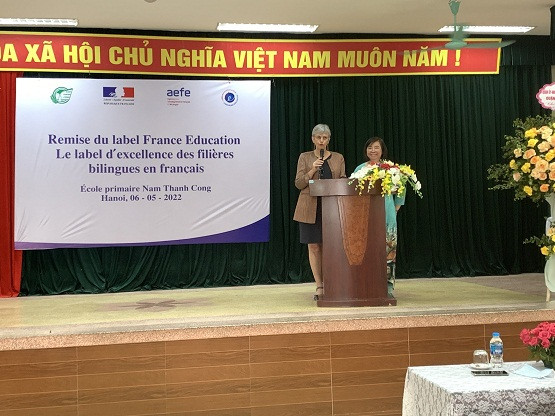 Ngôi trường Tiểu học tại Hà Nội gia nhập mạng lưới Label FrancÉducation (Pháp)