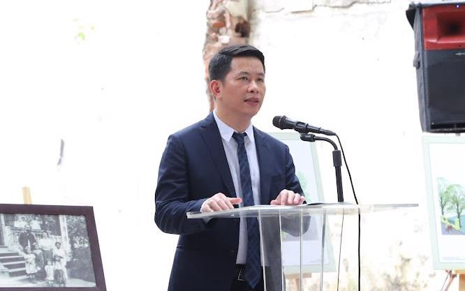 Chủ tịch UBND quận Hoàn Kiếm Phạm Tuấn Long phát biểu tại sự kiện