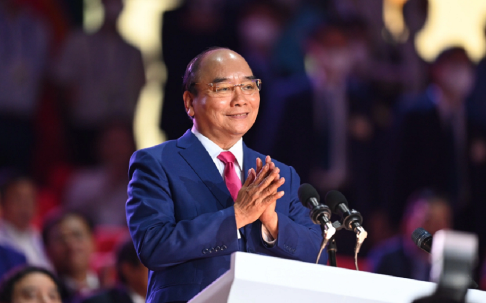 Chủ tịch nước Nguyễn Xuân Phúc tuyên bố khai mạc SEA Games lần thứ 31 tại Việt Nam.