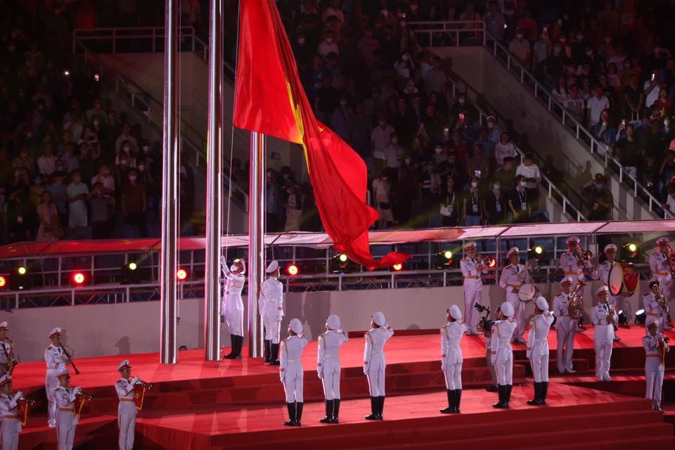 Lễ chào cờ khai mạc SEA Games 31.