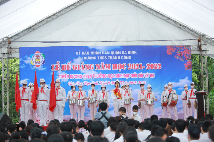 Lễ bế giảng năm học 2021 - 2022 đầy ý nghĩa của trường THCS Thành Công