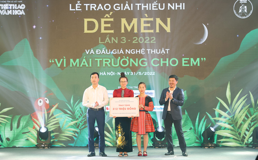 Trao giải thưởng thiếu nhi Dế Mèn lần thứ 3-2022: Không có giải thưởng Lớn