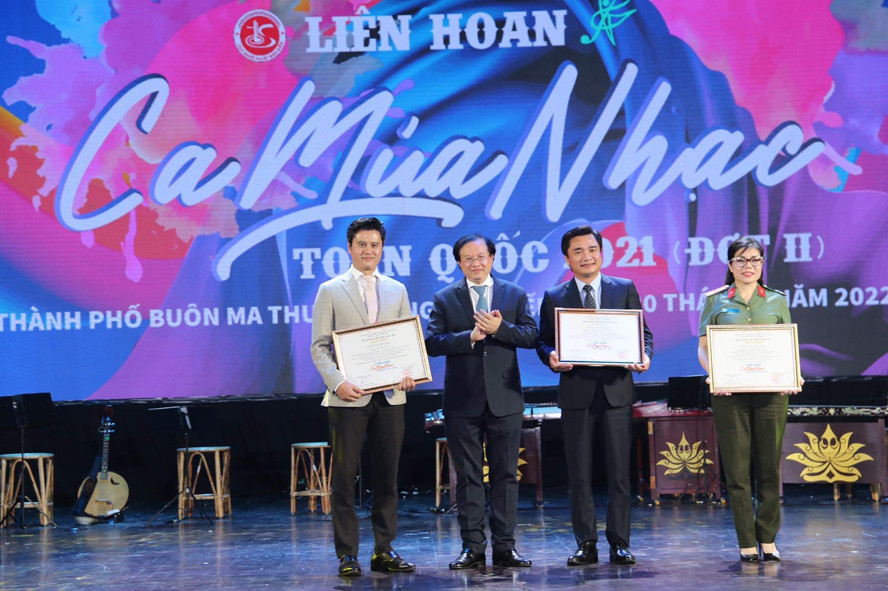 3 tác phẩm đoạt giải Xuất sắc Liên hoan ca múa nhạc toàn quốc