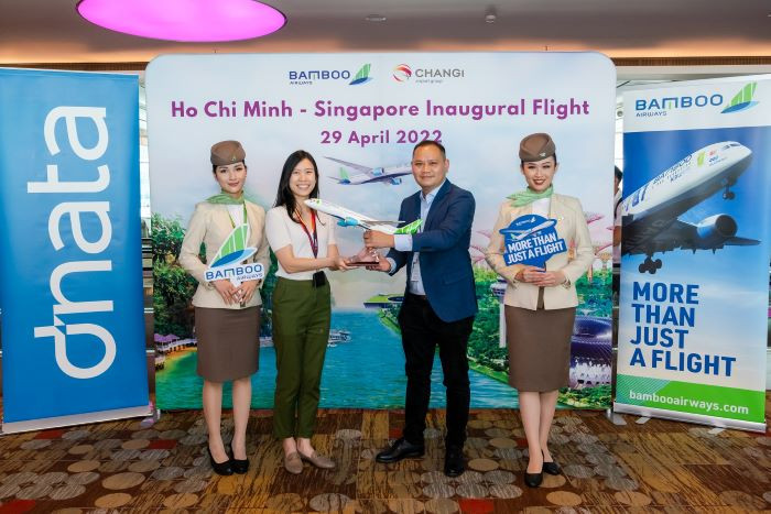 Bamboo Airways bay thường lệ TP HCM - Singapore từ 29/4
