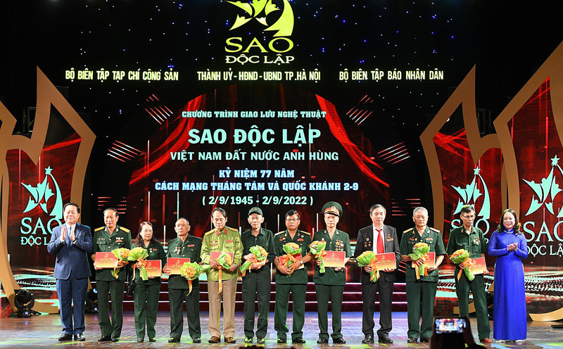 Chương trình “Sao Độc lập” tôn vinh những giá trị trường tồn của dân tộc