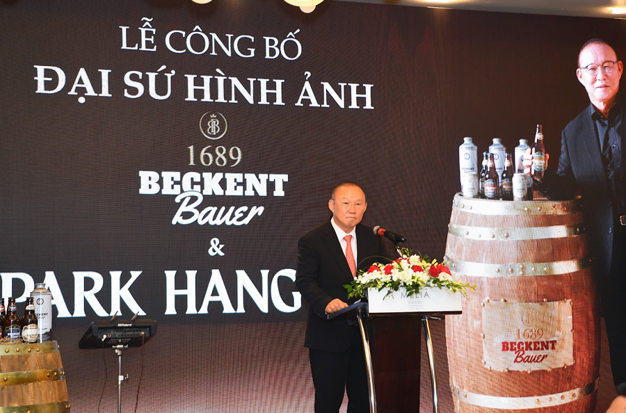 HLV Park Hang Seo trở thành Đại sứ hình ảnh của thương hiệu bia thủ công tại Việt Nam