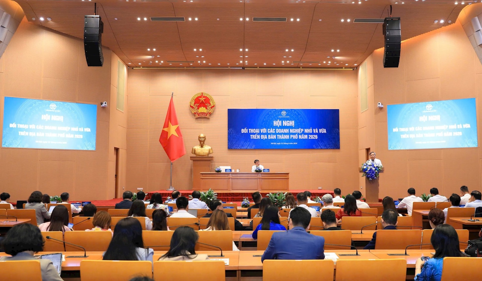 Tổng thuật: Hà Nội đối thoại với các doanh nghiệp nhỏ và vừa trên địa bàn- Ảnh 19.
